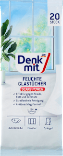 Nedves tisztítókendő üveg felületekre Denkmit