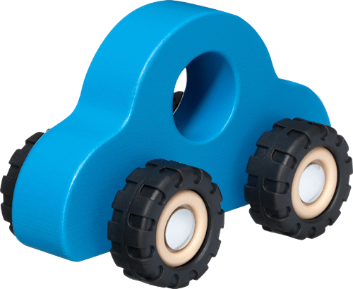 Greifauto aus Holz, blau, für Mädchen und Jungen fehn