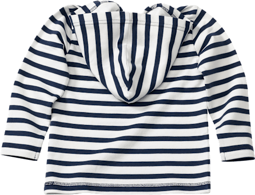 Kinder Pullover, Gr. 128, in Bio-Baumwolle, blau, weiß ALANA