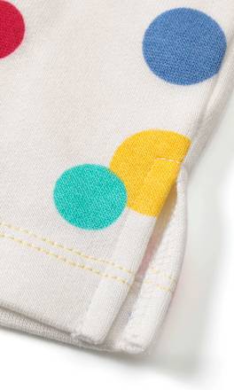 Kinder Shirt, Gr. 110, in Bio-Baumwolle, weiß, bunt ALANA