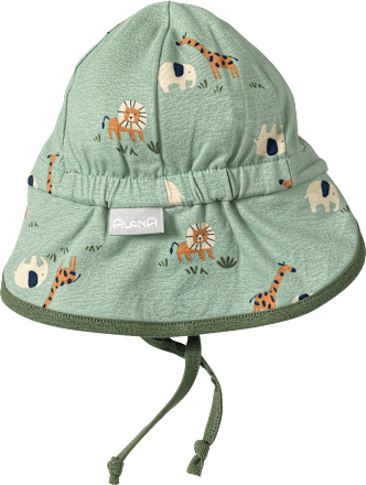 Baby Mütze, Gr. 44/45, mit Bio-Baumwolle, grün ALANA