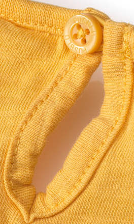 Kinder Shirt, Gr. 140, in Baumwolle, gelb PUSBLU