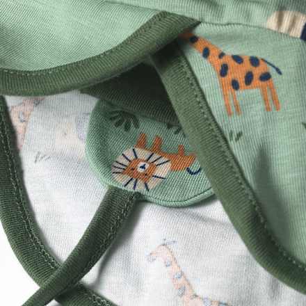 Baby Mütze, Gr. 44/45, mit Bio-Baumwolle, grün ALANA