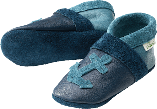 Kinder Lederschuhe, Gr. 20/21, blau ALANA