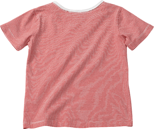 Kinder Shirt, Gr. 122, in Baumwolle, rot PUSBLU