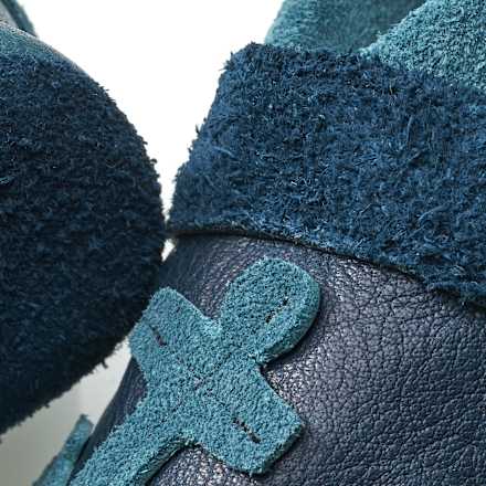 Kinder Lederschuhe, Gr. 22/23, blau ALANA