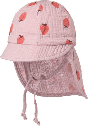 Baby Mütze, Gr. 44/45, aus Bio-Baumwolle, rosa ALANA