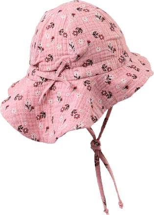 Baby Mütze, Gr. 46/47, aus Bio-Baumwolle, rosa ALANA