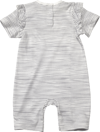 Baby Schlafanzug, Gr. 74/80, aus Bio-Baumwolle, weiß ALANA