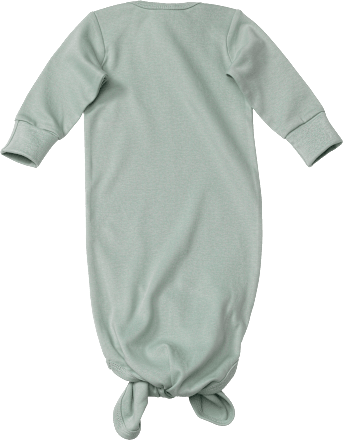 Baby Knotenkleid, Gr. 62/68, aus Bio-Baumwolle, grün ALANA