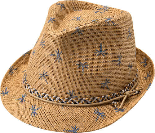 Strohut, beige, Gr. 52/53 PUSBLU