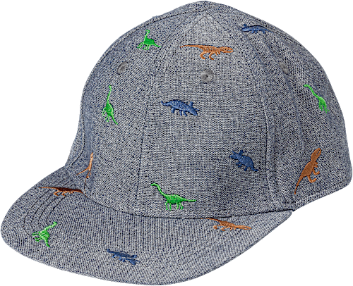 Basecap mit Dino-Muster, blau, Gr. 52/53 PUSBLU