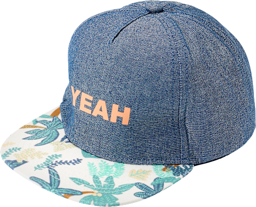 Basecap mit Palmen-Muster, blau, Gr. 52/53 PUSBLU