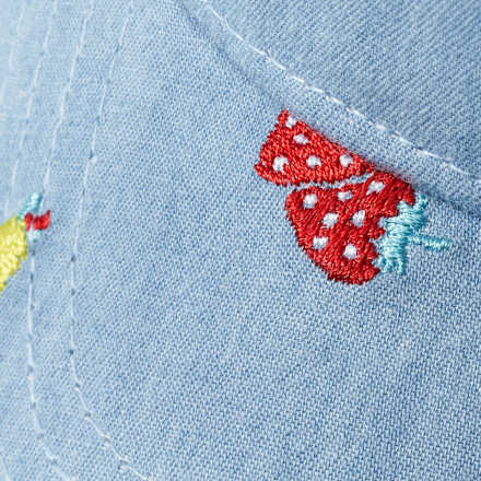 Basecap mit Regenbogen-Muster, blau, Gr. 52/53 PUSBLU