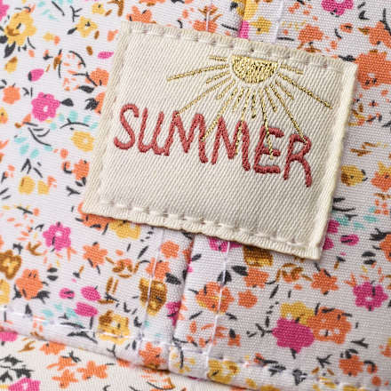 Basecap mit Blumen-Muster, bunt, Gr. 52/53 PUSBLU