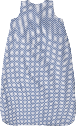 Baby Schlafsack 0,5 TOG, 50 cm, aus Bio-Baumwolle, blau ALANA