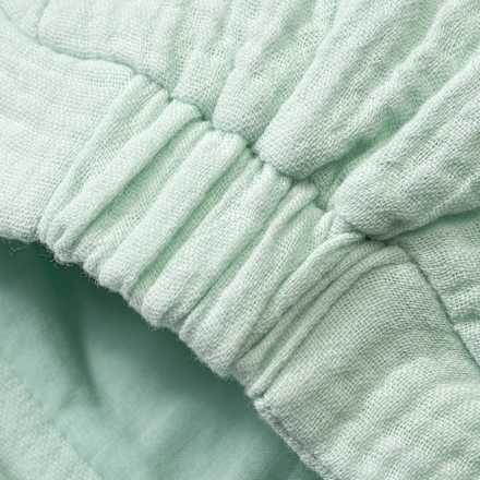 Schildmütze aus Musselin, grün, Gr. 44/45 ALANA