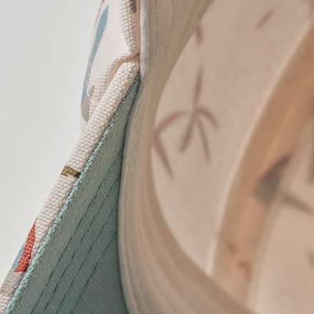 Basecap mit Palmen-Muster, weiß, Gr. 52/53 PUSBLU