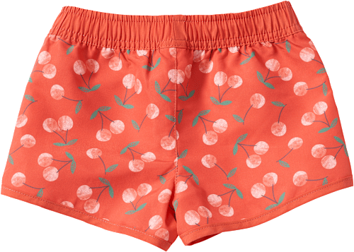Badehose mit Kirschen-Muster, rot, Gr. 86/92 PUSBLU