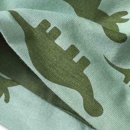 Mütze zum Wenden mit Dino-Muster, grün, Gr. 54/55 ALANA