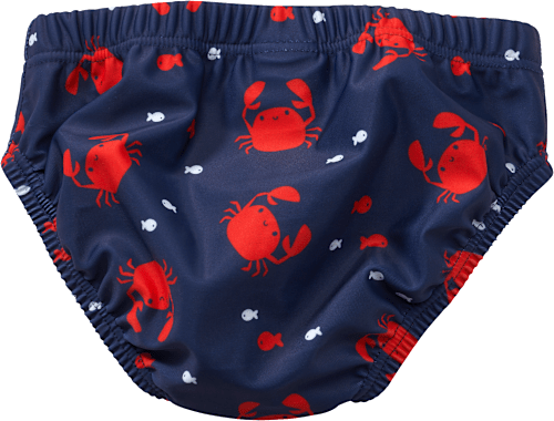 Schwimmwindel mit Krebs-Muster, blau, Gr. 86/92 PUSBLU