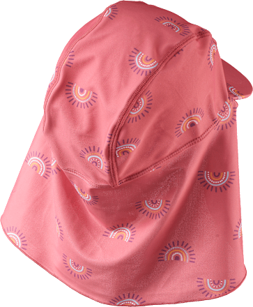 Bademütze mit Regenbogen-Muster, rosa, Gr. 48/49 PUSBLU