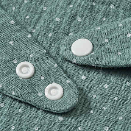 Halstuch aus Musselin mit Punkten, blau ALANA