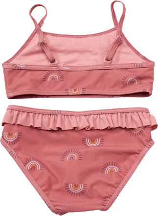 Bikini mit Regenbogen-Muster, rosa, Gr. 98/104 PUSBLU