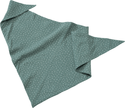 Schal aus Musselin mit Punkten, blau, ca. 95 x 47 cm ALANA