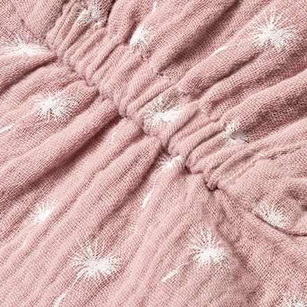 Schirmmütze aus Musselin mit Pusteblumen-Muster, rosa, Gr. 48/49 ALANA