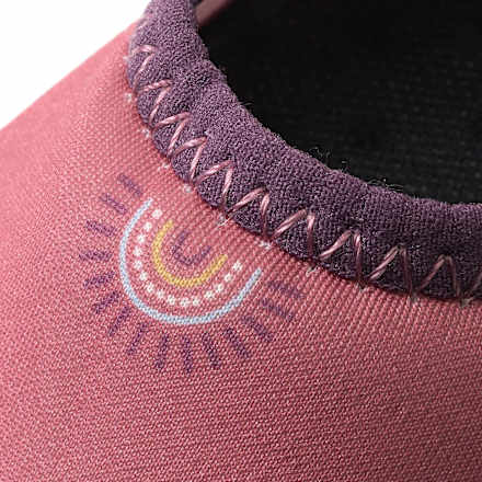 Badeschuhe mit Regenbogen-Muster,  rosa, Gr. 25/26 PUSBLU