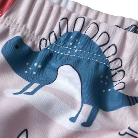 Schwimmwindel mit Dino-Motiv, beige, Gr. 74/80 PUSBLU