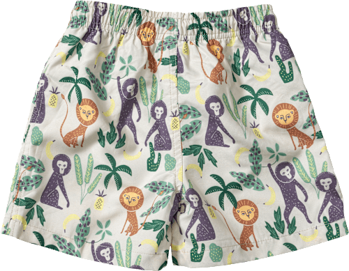 Badehose mit Tier-Muster, beige, Gr. 110/116 PUSBLU