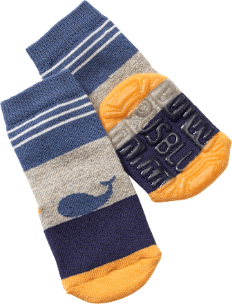 Stoppersocken mit Wal-Motiv, blau, Gr. 21/22 PUSBLU