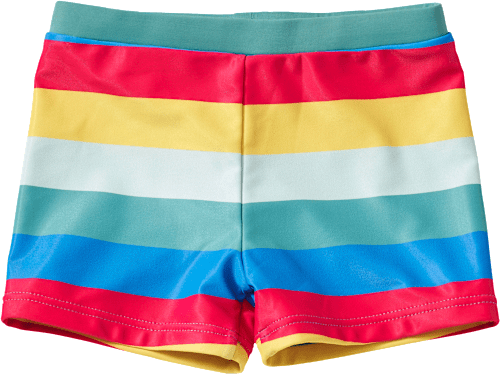 Badehose mit Ringeln , bunt, Gr. 122/128 PUSBLU