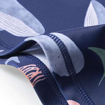 UV Shirt mit Wal-Muster, blau, Gr. 110/116 PUSBLU