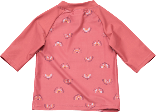 UV Shirt mit Regenbogen-Muster, rosa, Gr. 110/116 PUSBLU