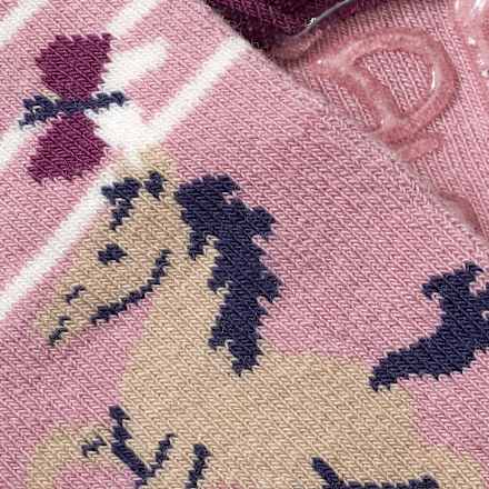 Stoppersocken mit Einhorn-Motiv, rosa, Gr. 25/26 ALANA