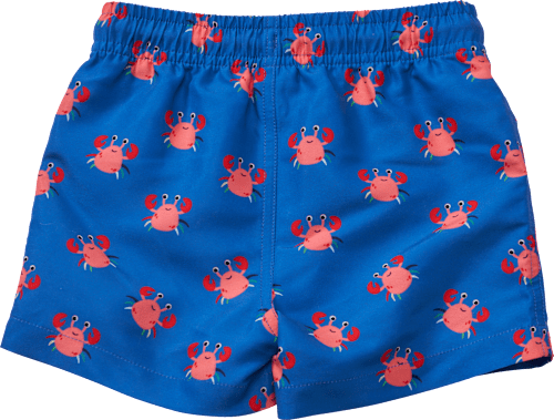 Badehose mit Krebs-Muster, blau, Gr. 110/116 PUSBLU