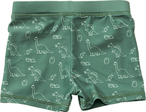 Badehose mit Dino-Muster, grün, Gr. 86/92 PUSBLU