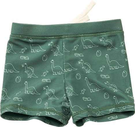 Badehose mit Dino-Muster, grün, Gr. 86/92 PUSBLU