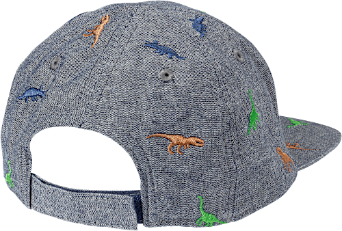 Basecap mit Dino-Muster, blau, Gr. 52/53 PUSBLU