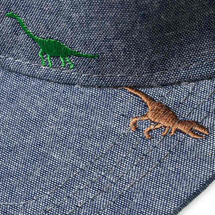 Basecap mit Dino-Muster, blau, Gr. 52/53 PUSBLU