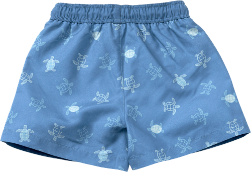 Badehose mit Schildkröten-Muster, blau, Gr. 122/128 PUSBLU