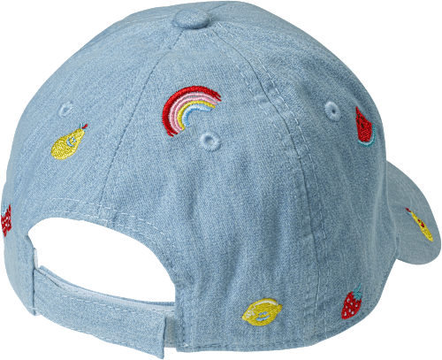 Basecap mit Regenbogen-Muster, blau, Gr. 52/53 PUSBLU