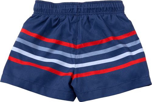 Badehose mit Ringeln, blau & rot, Gr. 122/128 PUSBLU