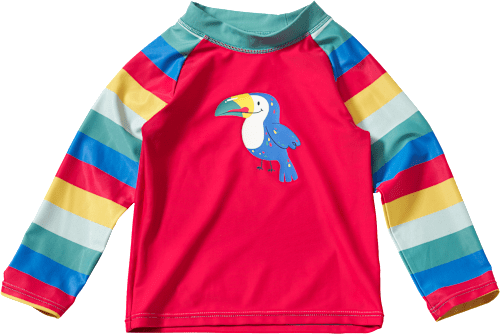 UV Shirt mit Tukan-Motiv, pink, Gr. 110/116 PUSBLU