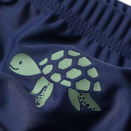 Schwimmwindel mit Schildkröten-Motiv, blau, Gr. 74/80 PUSBLU