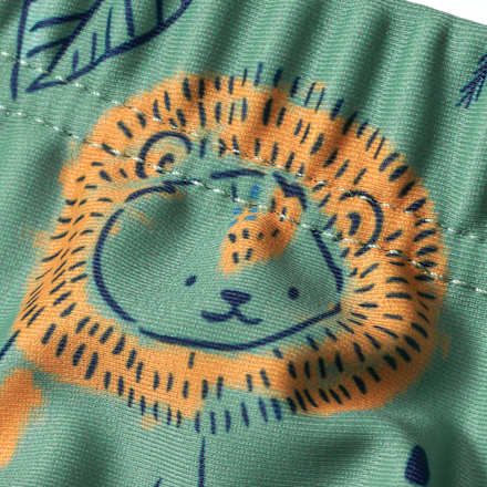 Schwimmwindel mit Tier-Muster, grün, Gr. 74/80 PUSBLU