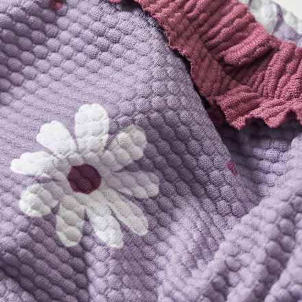 Schwimmwindel mit Blumen-Muster, lila, Gr. 86/92 PUSBLU